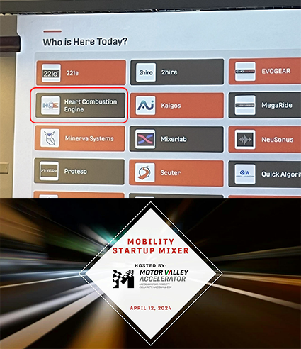 Heart Combustion Engine at the Motor Valley Accelerator “Mobility Founder Mixer” in Modena